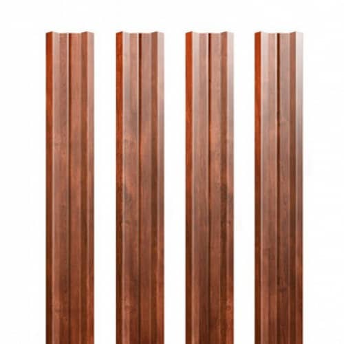 Купить Штакетник Grand Line Print Cherry Wood М-образный резка 0,45 мм по низкой цене