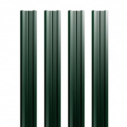 Купить Штакетник Grand Line Quarzit lite Ral 6005 М-образный резка 0,5 мм по низкой цене