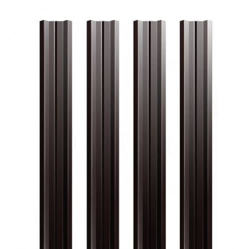 Купить Штакетник Grand Line РЕ Ral 8017 М-образный резка 0,45 мм по низкой цене