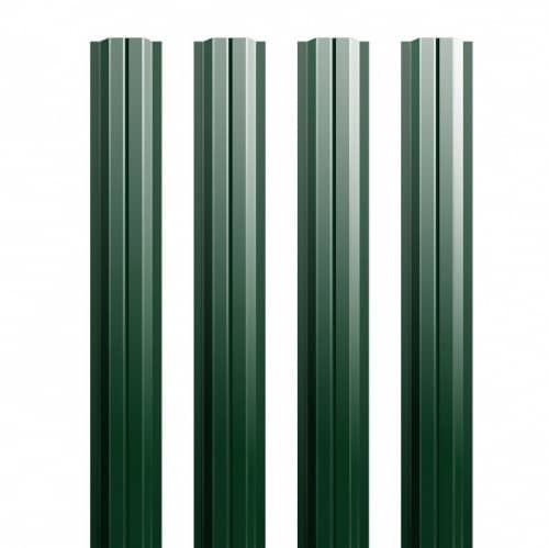 Купить Штакетник Grand Line Atlas Ral 6005 П-образный резка 0,5 мм по низкой цене