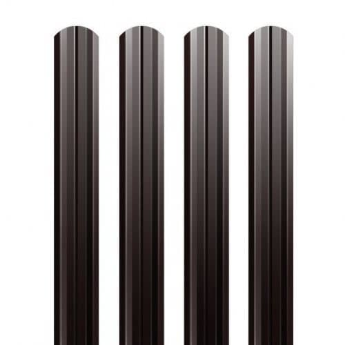 Купить Штакетник Grand Line РЕ Ral 8017 0,45 М-образный фигурный резка по низкой цене