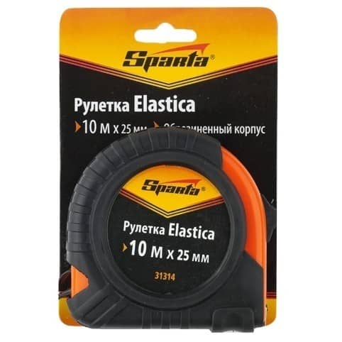 Купить Рулетка Sparta Elastica 10000х25 мм по низкой цене