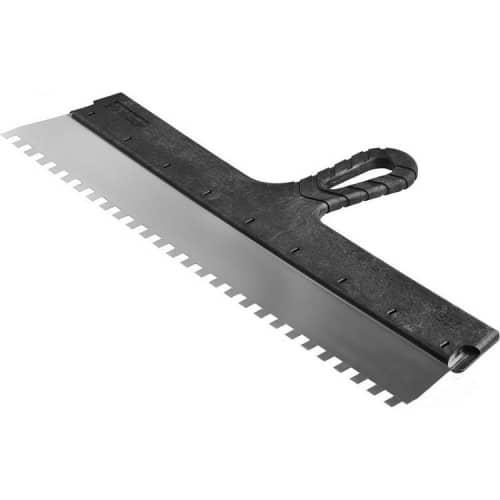 Купить Шпатель Зубр Мастер 10078-45-8 зубчатый 450 мм зуб 8х8 мм по низкой цене