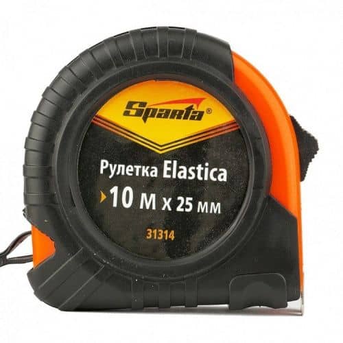 Купить Рулетка Sparta Elastica 10000х25 мм по низкой цене