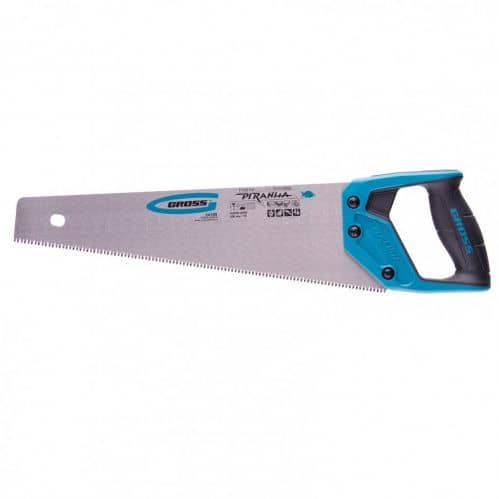 Купить Ножовка Gross Piranha 24103 по дереву 450 мм 11-12 TPI каленый зуб-3D по низкой цене