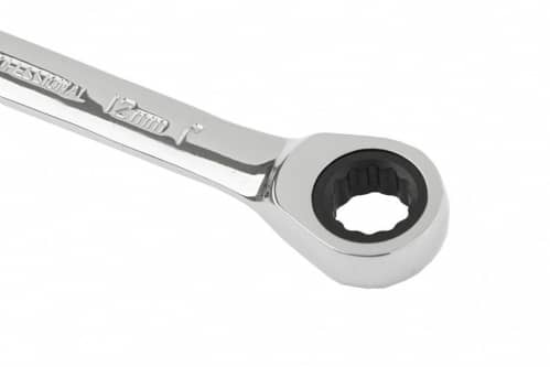 Купить Ключ Matrix Professional 14805 комбинированный трещоточный зеркальный хром 12 мм по низкой цене