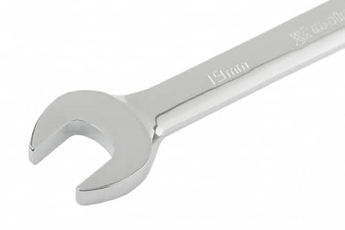 Купить Ключ Matrix Professional 14812 комбинированный трещоточный зеркальный хром 19 мм по низкой цене
