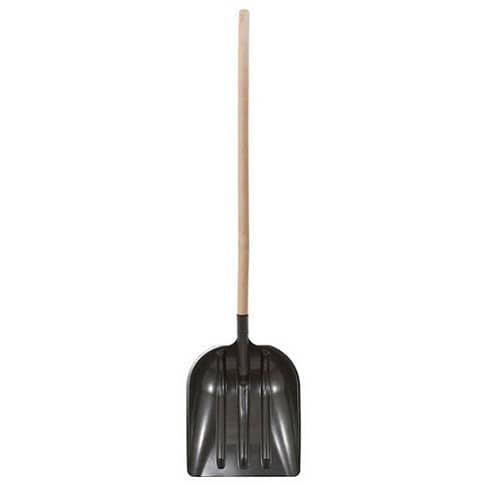 Купить Лопата Fit 68111 снеговая пластиковая с деревянным черенком по низкой цене
