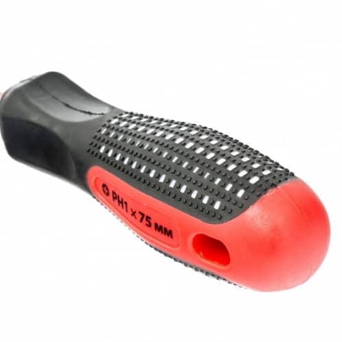 Купить Отвертка Matrix Fusion крестовая PH1х75 мм с рукояткой anti slip по низкой цене