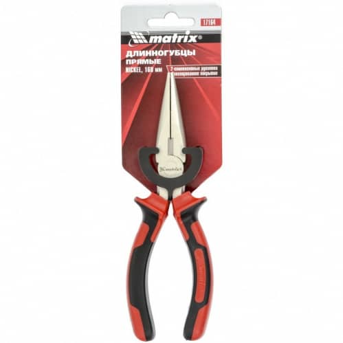 Купить Длинногубцы Matrix Nickel 17164 прямые 160 мм по низкой цене
