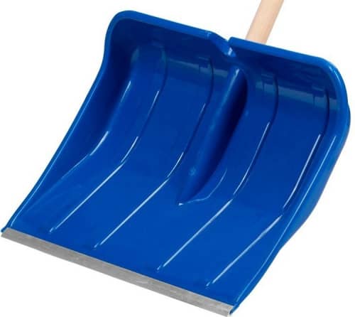 Купить Лопата Зубр Аляска 39923 снеговая пластиковая с деревянным черенком по низкой цене