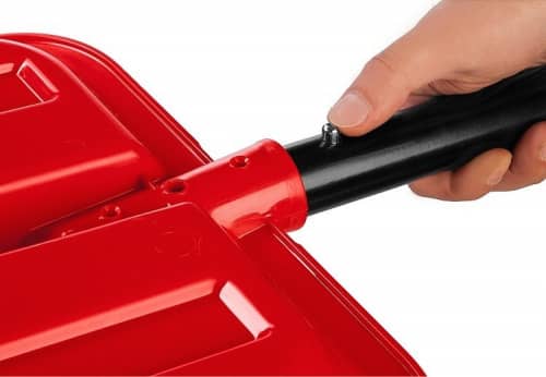 Купить Лопата Зубр Урал 39927 снеговая пластиковая с алюминиевым черенком по низкой цене