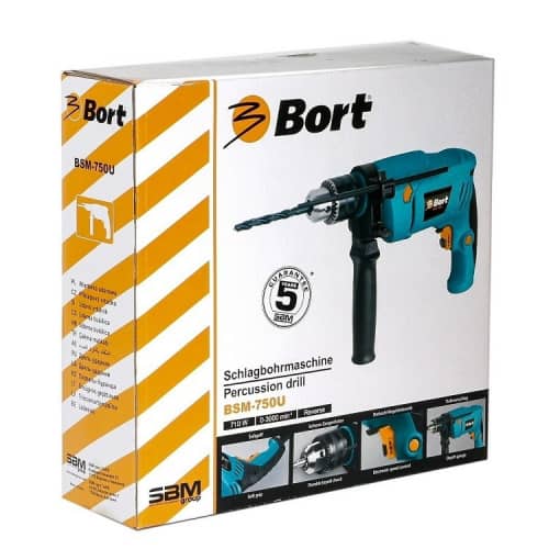 Купить Дрель Bort BSM-750U ударная по низкой цене