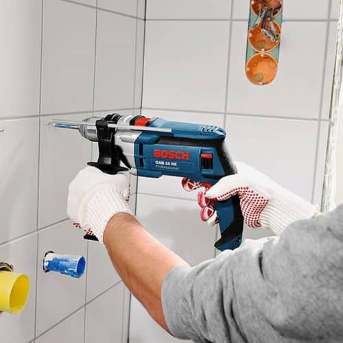 Купить Дрель-шуруповерт Bosch GSB 16 RE Professional 060114E500 ударная по низкой цене