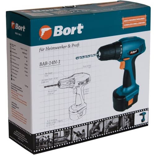 Купить Дрель-шуруповерт Bort BAB-14N-1 аккумуляторная по низкой цене