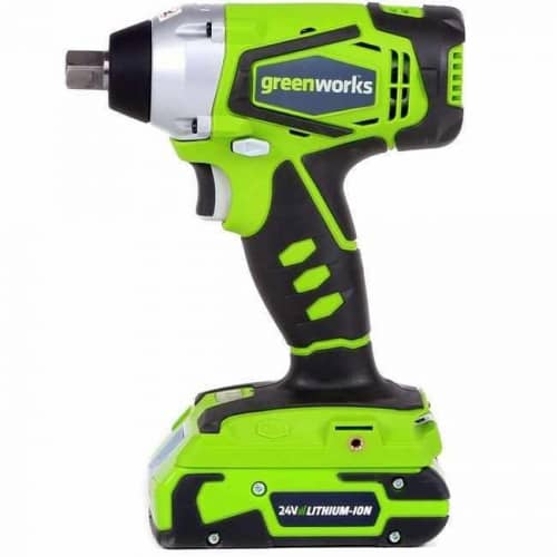Купить Гайковерт Greenworks G24IW ударный, аккумуляторный, без аккумулятора и зарядного устройства по низкой цене