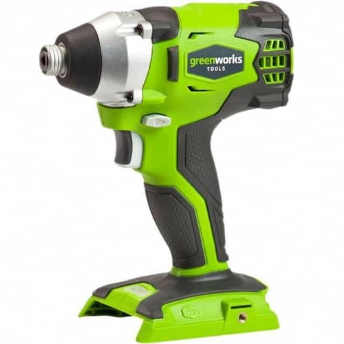 Купить Шуруповерт Greenworks GD24ID ударный, аккумуляторный, бесщеточный без аккумулятора и зарядного устройства по низкой цене