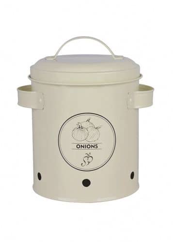 Купить Емкость Esschert Design эмалированная для хранения лука по низкой цене