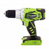 Купить Дрель-шуруповерт Greenworks G24CD аккумуляторная в сумке по низкой цене