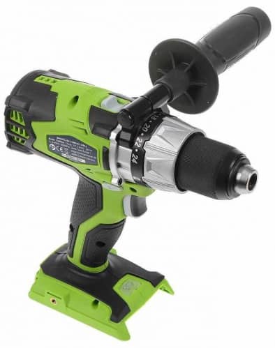 Купить Дрель-шуруповёрт Greenworks GD24DD аккумуляторная, бесщёточная, без аккумулятора и зарядного устройства по низкой цене