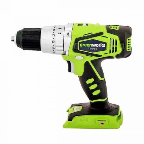Купить Дрель-шуруповёрт Greenworks G24CDK2X аккумуляторная по низкой цене