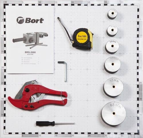 Купить Аппарат Bort для сварки труб BRS-2000 по низкой цене