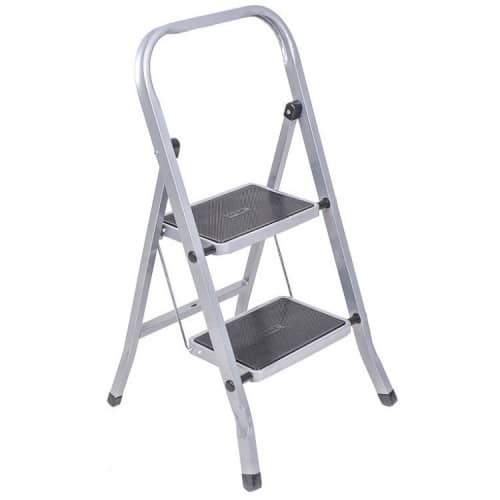 Купить Стремянка Алюмет Class Plus 13002 стальная односторонняя с широкими ступенями по низкой цене
