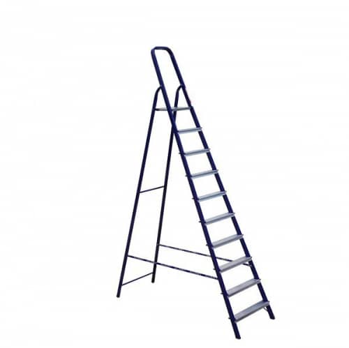 Купить Стремянка Алюмет М8410 стальная односторонняя универсальная по низкой цене