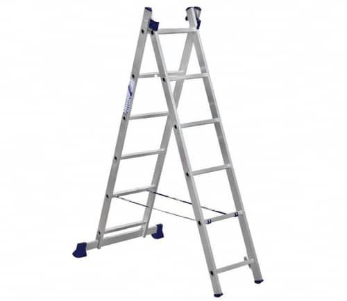 Купить Лестница Алюмет 5206 двухсекционная универсальная 2х6 по низкой цене