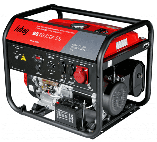 Купить Генератор Fubag BS 6600 DA ES бензиновый по низкой цене