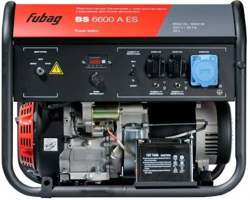Купить Генератор Fubag BS 6600 A ES бензиновый по низкой цене