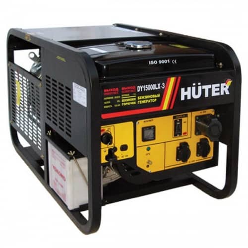 Купить Электрогенератор Huter DY15000LX-3 64/1/29 бензиновый по низкой цене