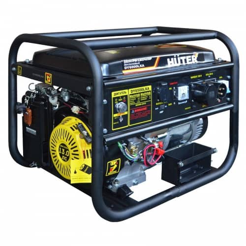 Купить Электрогенератор Huter DY6500LXA 64/1/27 бензиновый по низкой цене