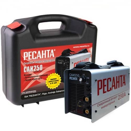 Купить Инвертор Ресанта САИ 250 сварочный в кейсе по низкой цене