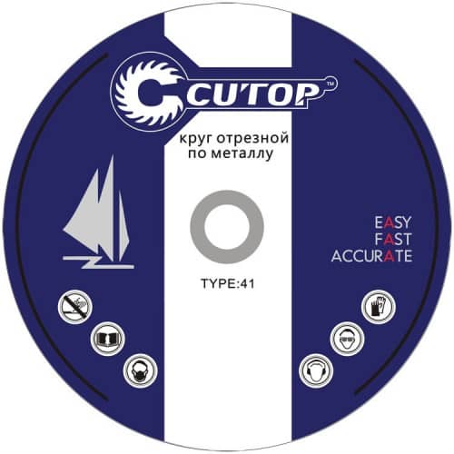 Купить Круг Cutop отрезной по металлу 23018 Т41-230х1,8х22,2 по низкой цене