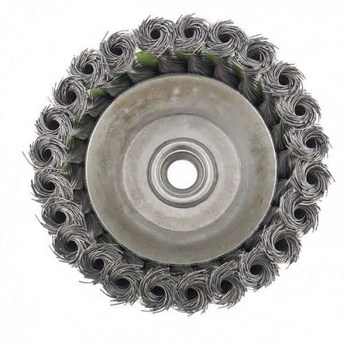 Купить Щетка Сибртех для УШМ крученая чашка 125 мм по низкой цене