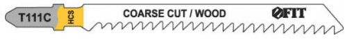 Купить Полотна Fit для электролобзика 40935 T111C HCS 2 штуки по низкой цене