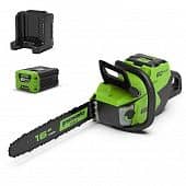 Купить Пила Greenworks GD60CS40K4 цепная аккумуляторная по низкой цене