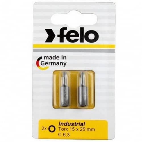 Купить Бита Felo Industrial Torx 15х25 мм 2 шт по низкой цене