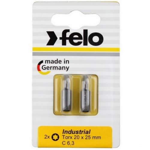 Купить Бита Felo Industrial Torx 30х25 мм 2 шт по низкой цене