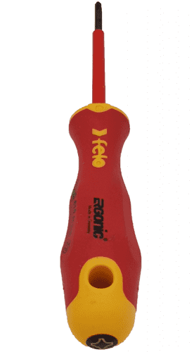 Купить Отвертка Felo Ergonic диэлектрическая крестовая PH 0X60 мм по низкой цене