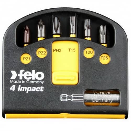 Купить Набор Felo 4 Impact PH/PZ/Tx бит с магнитным держателем 7 предметов в боксе Swift по низкой цене