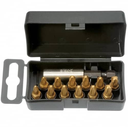 Купить Набор Felo TiN Profi PZ бит с магнитным держателем 13 предметов в кейсе по низкой цене