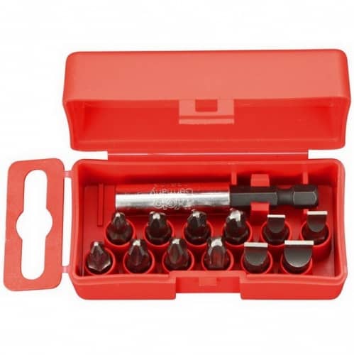 Купить Набор Felo Profi SL/PH/PZ бит с магнитным держателем 13 предметов в кейсе по низкой цене