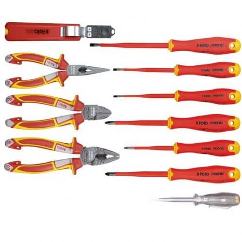 Купить Набор Felo Ergonic E-Slim диэлектрических инструментов 11 шт по низкой цене