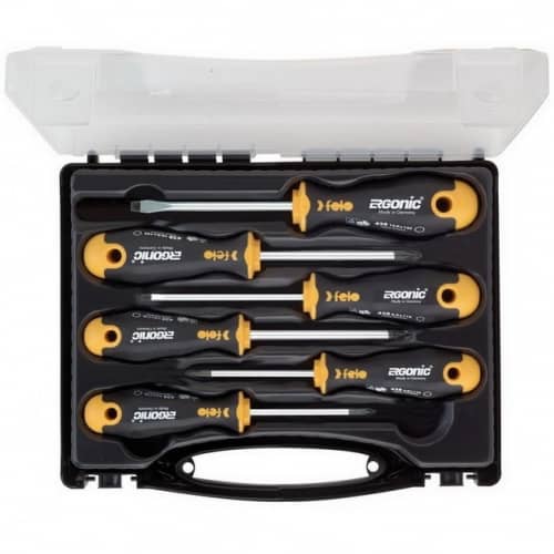 Купить Набор Felo Ergonic SL/PZ/PH отверток 6 шт в кейсе по низкой цене