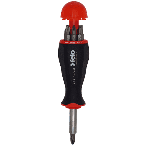 Купить Отвертка Felo Bit-Boy с магнитным держателем под биты, с набором бит 8 шт по низкой цене