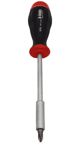 Купить Отвертка Felo с увеличенным магнитным держателем под биты, с набором бит 8 шт по низкой цене