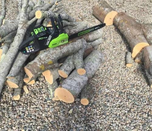 Купить Пила Greenworks GD80CS50 цепная аккумуляторная без аккумулятора и зарядного устройства по низкой цене