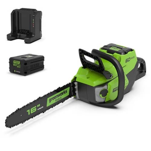 Купить Пила Greenworks GD60CS40K2 цепная аккумуляторная по низкой цене